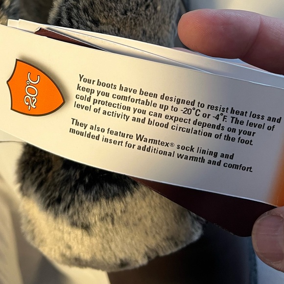 Wanderlust New Gill 2 Size 10W Warm Ankle Boot Lined Fur - Picture 8 of 8